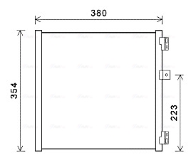 Airco condensor Ava Cooling PR5089