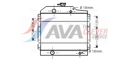 Radiateur Ava Cooling RE2035