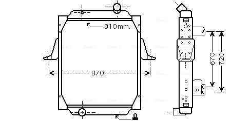 Radiateur Ava Cooling RE2070