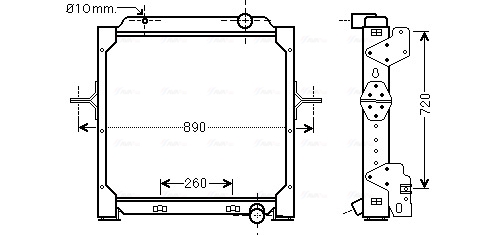 Radiateur Ava Cooling RE2083