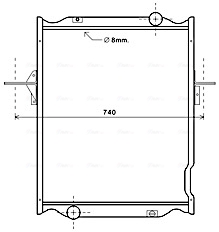 Radiateur Ava Cooling RE2106