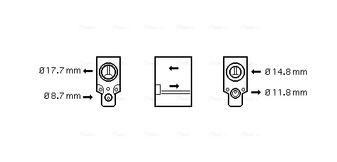 Airco expansieklep Ava Cooling RT1335