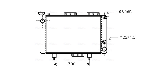 Radiateur Ava Cooling RT2001