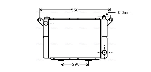 Radiateur Ava Cooling RT2018