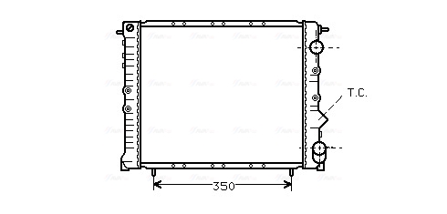 Radiateur Ava Cooling RT2054