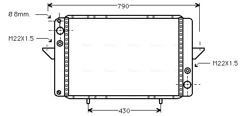 Radiateur Ava Cooling RT2060