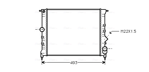 Radiateur Ava Cooling RT2119