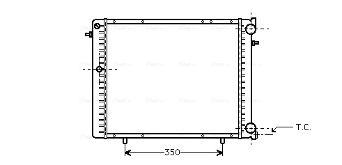 Radiateur Ava Cooling RT2125