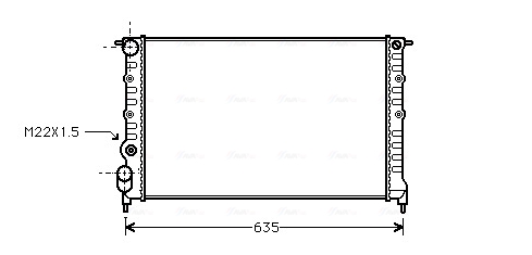 Radiateur Ava Cooling RT2149
