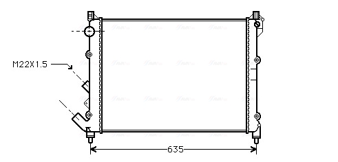 Radiateur Ava Cooling RT2164