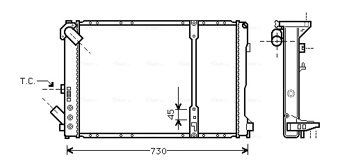 Radiateur Ava Cooling RT2209