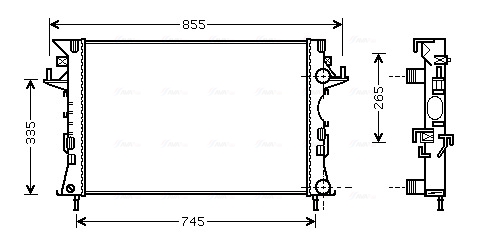 Radiateur Ava Cooling RTA2290