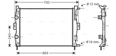 Radiateur Ava Cooling RT2306