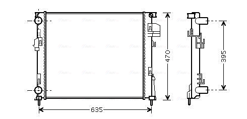 Radiateur Ava Cooling RTA2303