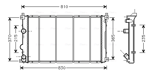 Radiateur Ava Cooling RT2361