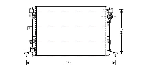 Radiateur Ava Cooling RT2420