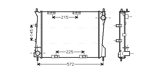 Radiateur Ava Cooling RT2554