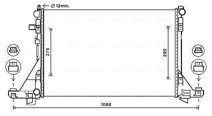 Radiateur Ava Cooling RT2643