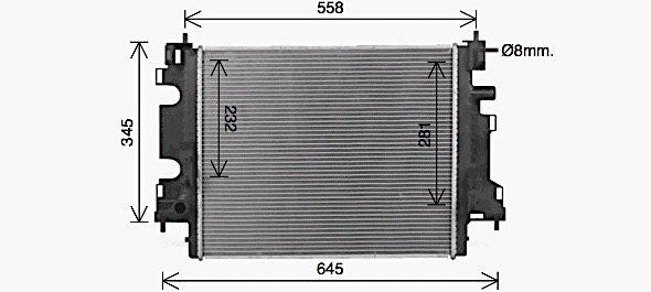 Radiateur Ava Cooling RT2659