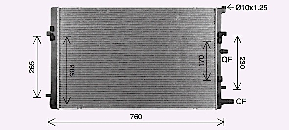 Radiateur Ava Cooling RT2682