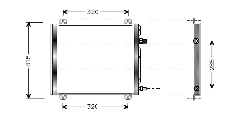 Airco condensor Ava Cooling RT5235