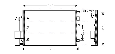 Airco condensor Ava Cooling RT5376D