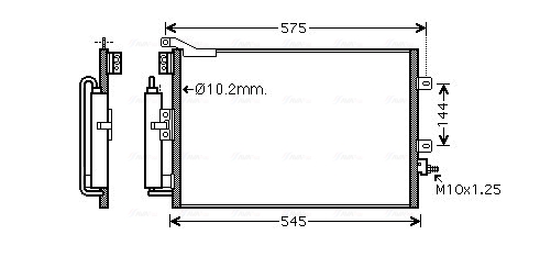 Airco condensor Ava Cooling RT5395D