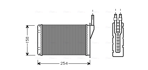 Kachelradiateur Ava Cooling RT6087