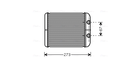 Kachelradiateur Ava Cooling RT6343