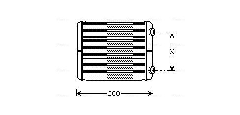 Kachelradiateur Ava Cooling RT6344