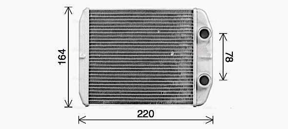 Kachelradiateur Ava Cooling RT6663