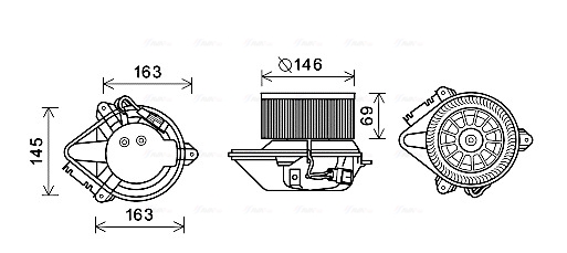 Kachelventilator Ava Cooling RT8584