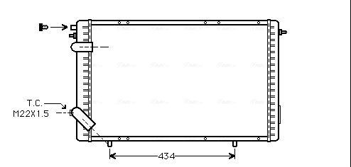 Radiateur Ava Cooling RTA2126