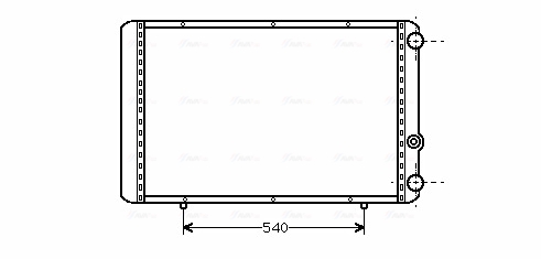 Radiateur Ava Cooling RTA2155