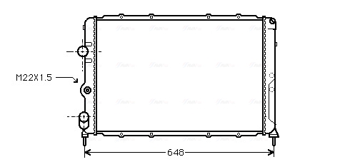 Radiateur Ava Cooling RTA2199
