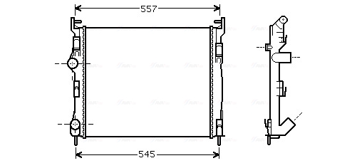 Radiateur Ava Cooling RTA2326