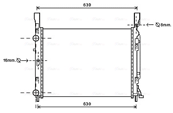 Radiateur Ava Cooling RTA2469