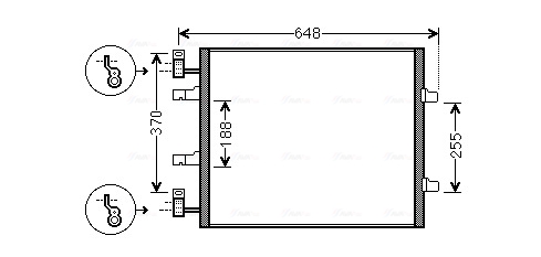 Airco condensor Ava Cooling RTA5459