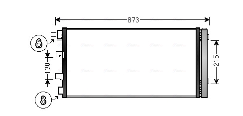 Airco condensor Ava Cooling RTA5475D