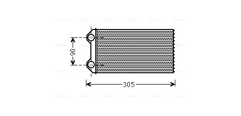 Kachelradiateur Ava Cooling RTA6439