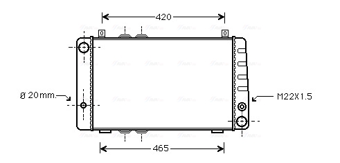 Radiateur Ava Cooling SA2002