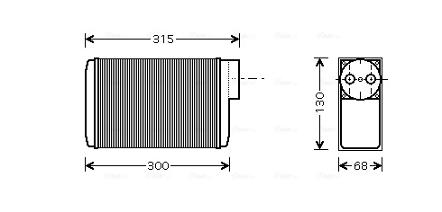 Kachelradiateur Ava Cooling SA6017