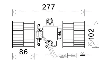 Kachelventilator Ava Cooling SA8022