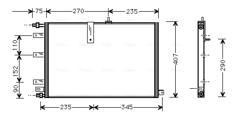 Airco condensor Ava Cooling SB5034