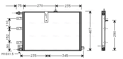 Airco condensor Ava Cooling SB5038