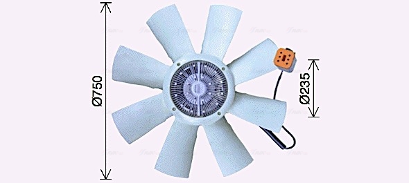 Ava Cooling Ventilatorwiel-motorkoeling SCF042