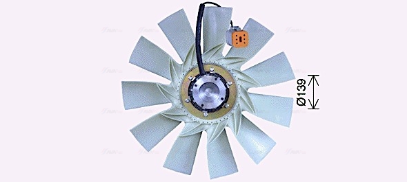 Ava Cooling Ventilatorwiel-motorkoeling SCF057