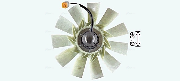 Ava Cooling Ventilatorwiel-motorkoeling SCF067
