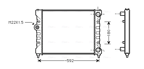 Radiateur Ava Cooling STA2024