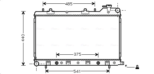 Radiateur Ava Cooling SU2049